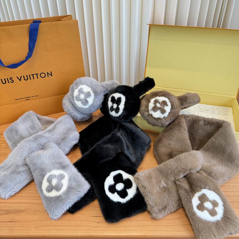 LV scarf earmuff dx05